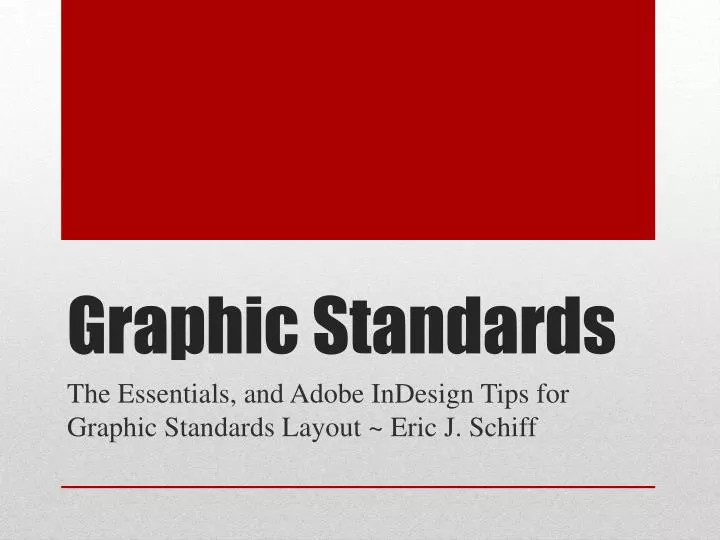 graphic standards