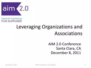 Leveraging Organizations and Associations