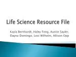 Life Science Resource File - slide 1