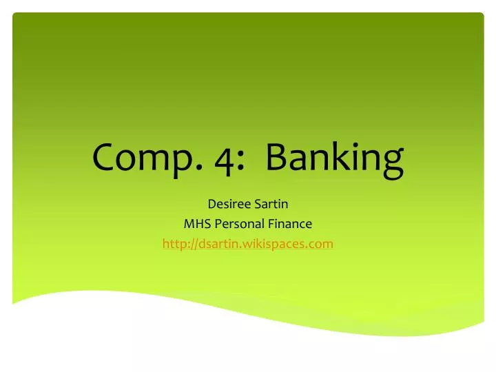 comp 4 banking