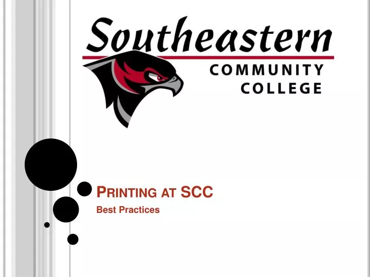 printing at scc