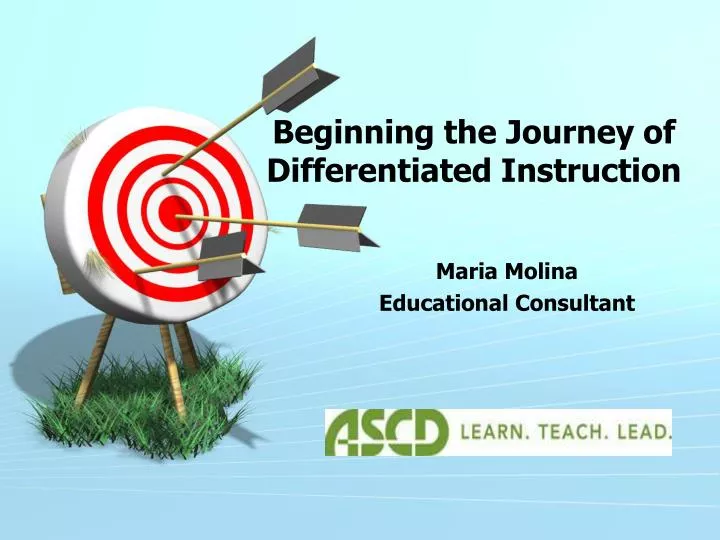 beginning the journey of differentiated instruction