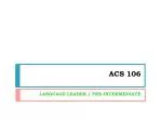 ACS 106 - slide 1