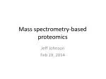 Mass spectrometry-based proteomics - slide 1