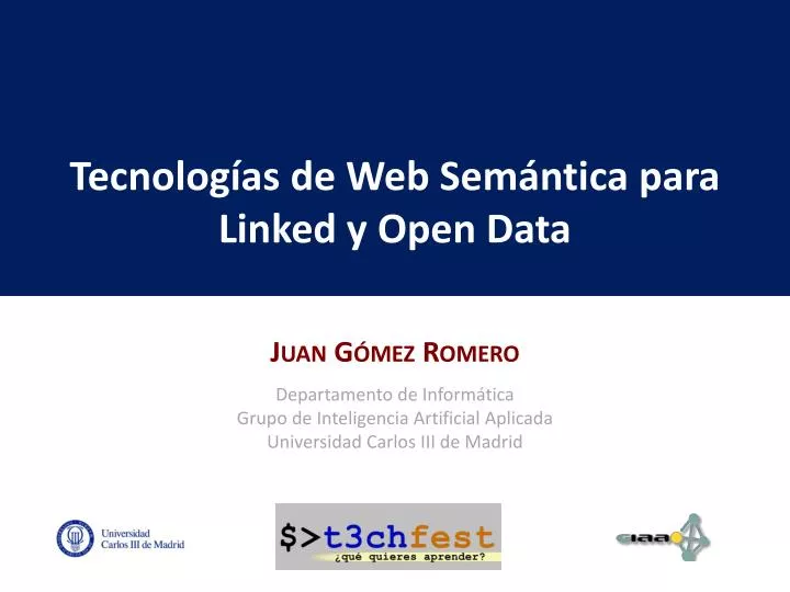 tecnolog as de web sem ntica para linked y open data