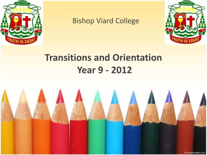 transitions and orientation year 9 2012
