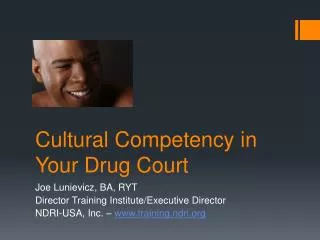 Cultural Competency in Your Drug Court