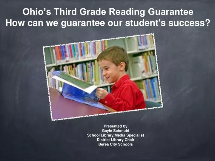ohio s third grade reading guarantee how can we guarantee our student s success