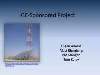 GE-Sponsored Project