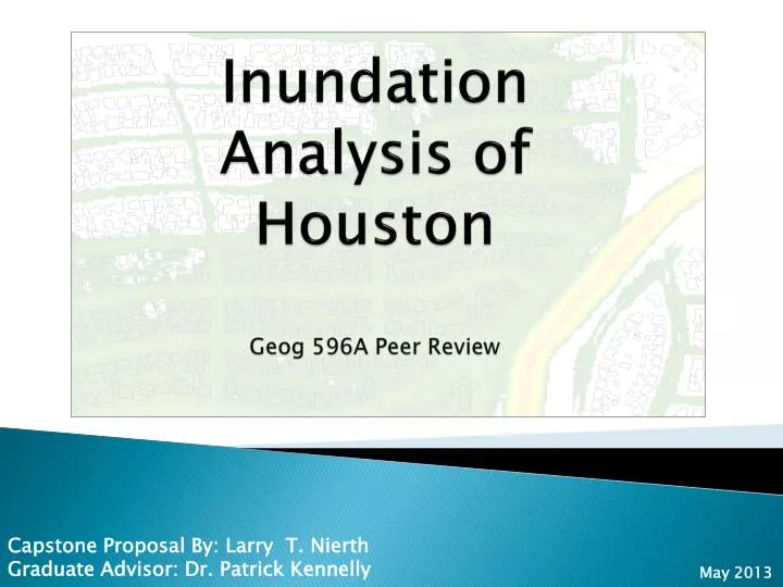 inundation analysis of houston