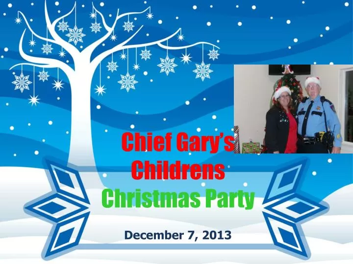 chief gary s childrens christmas party