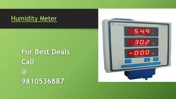 humidity meter