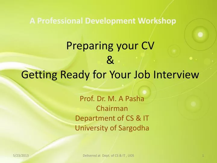 preparing your cv getting ready for your job interview