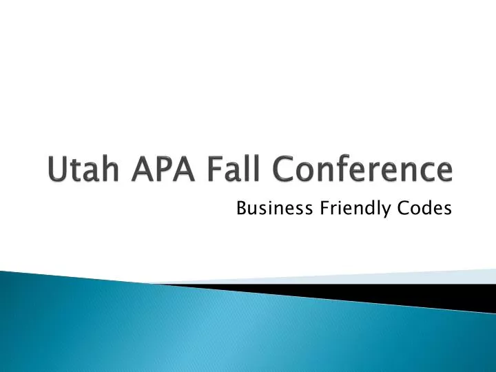 utah apa fall conference