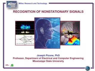 RECOGNITION OF NONSTATIONARY SIGNALS
