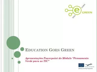 Education Goes Green