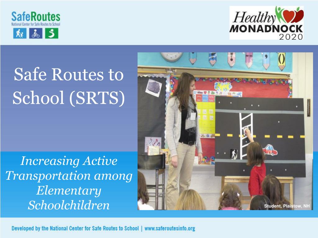 PPT - Safe Routes to School (SRTS) PowerPoint Presentation, free ...