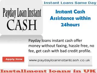 Get Instant Cash Loan Aid to Overcome Your Sudden Financial