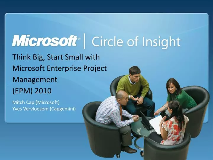 think big start small with microsoft enterprise project management epm 2010