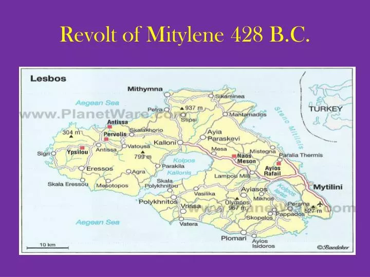 revolt of mitylene 428 b c