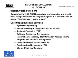 Mission/Vision Statement