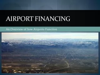 Airport financing