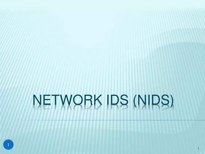 network ids nids