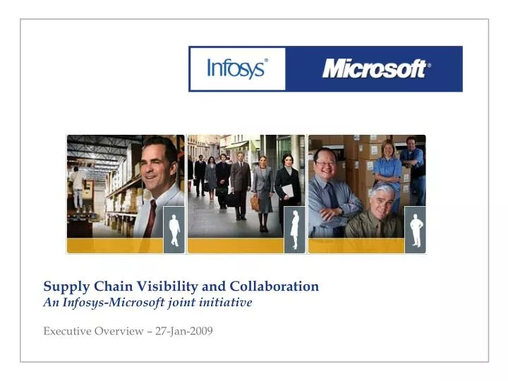 supply chain visibility and collaboration an infosys microsoft joint initiative
