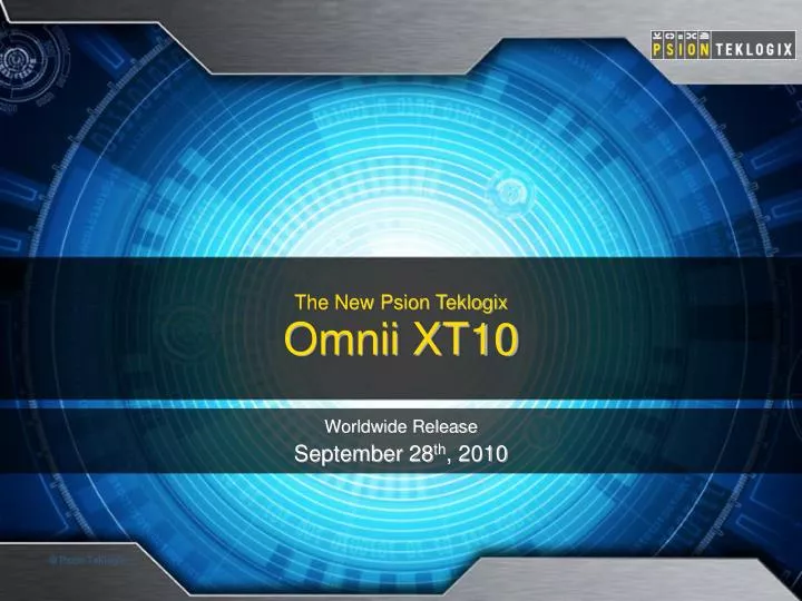 the new psion teklogix omnii xt10