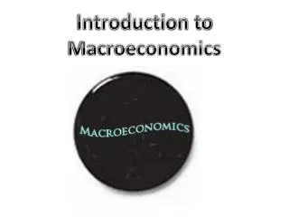 Introduction to Macroeconomics