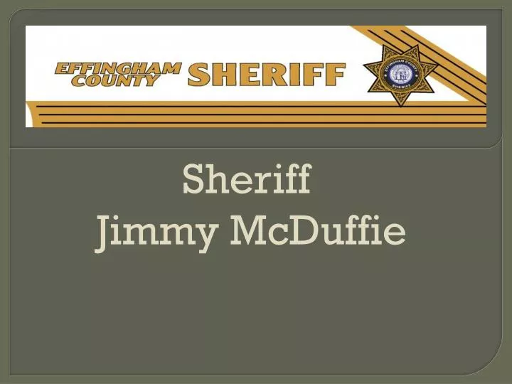 sheriff jimmy mcduffie