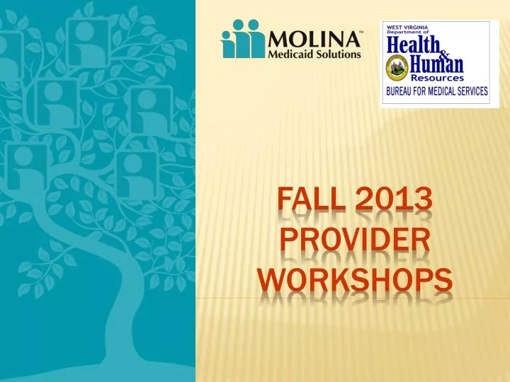 fall 2013 provider workshops