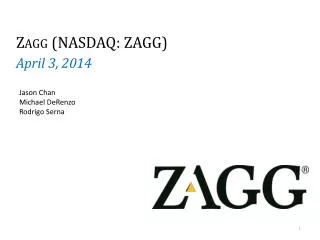 Zagg (NASDAQ: ZAGG)