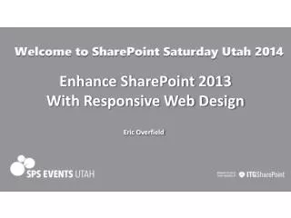 Enhance SharePoint 2013 With Responsive Web Design
