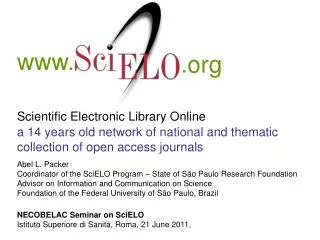 Scientific Electronic Library Online