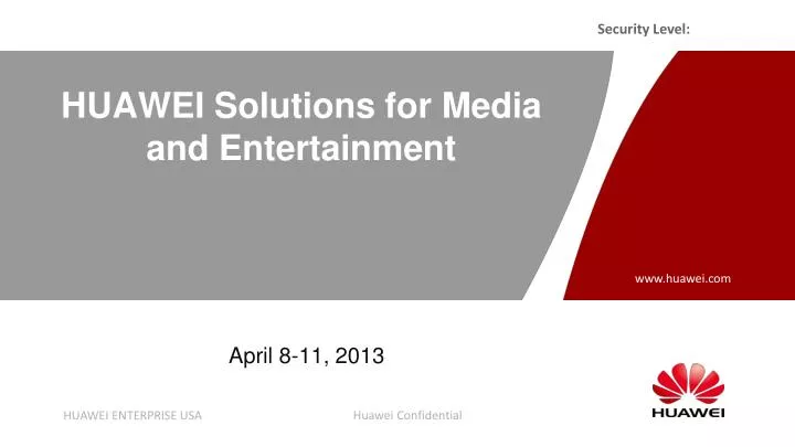 huawei solutions for media and entertainment