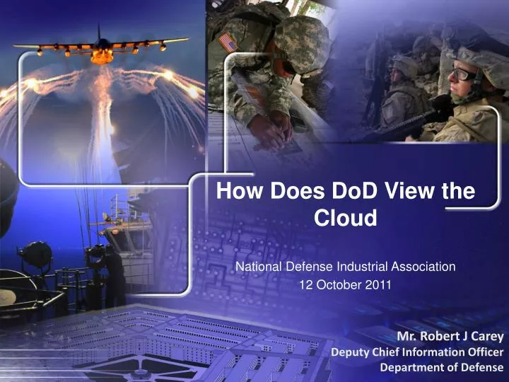 how does dod view the cloud national defense industrial association 12 october 2011