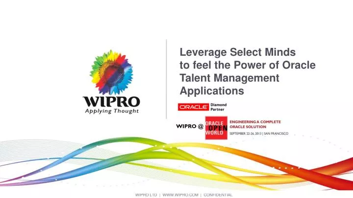 leverage select minds to feel the power of oracle talent management applications