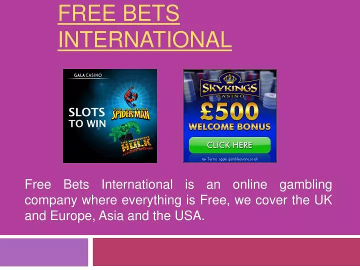 free bets international