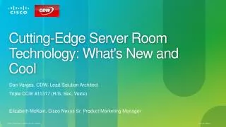 Cutting-Edge Server Room Technology: What's New and Cool
