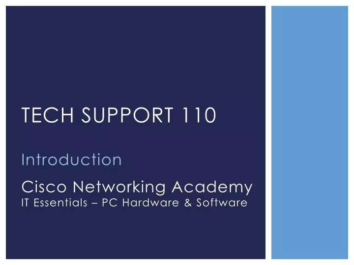tech support 110