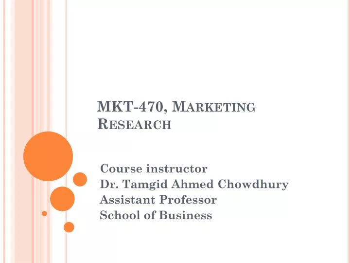 mkt 470 marketing research