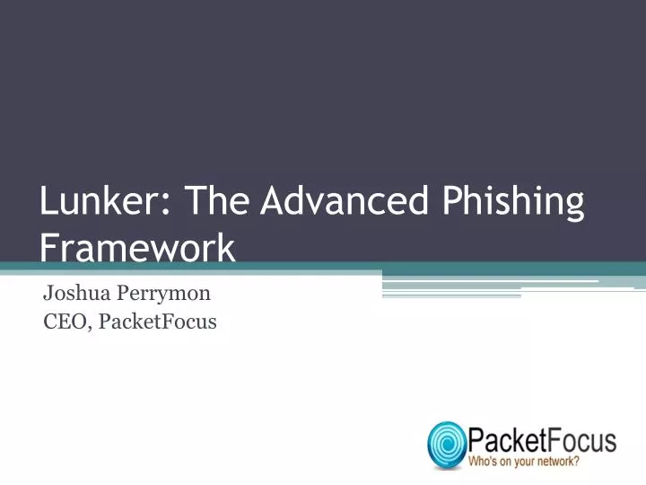 lunker the advanced phishing framework