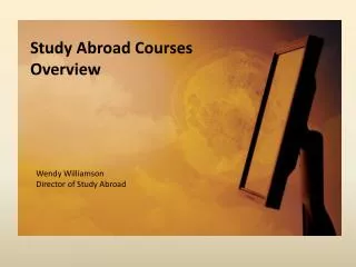 Study Abroad Courses Overview