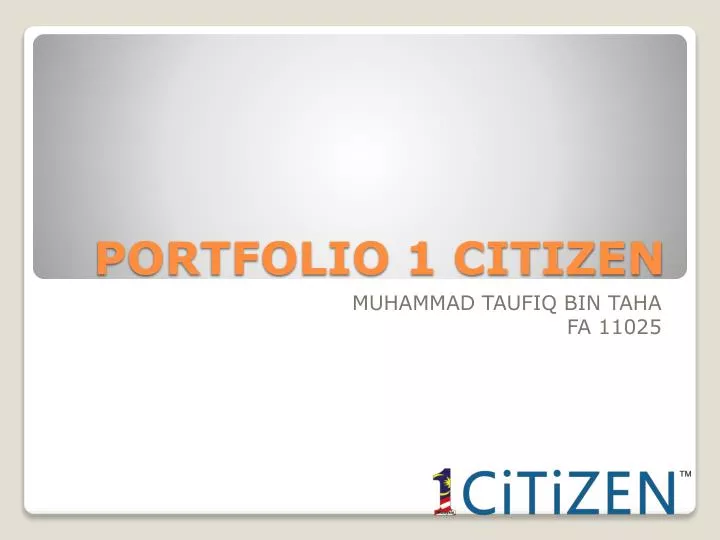 portfolio 1 citizen