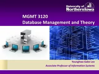 MGMT 3120 Database Management and Theory