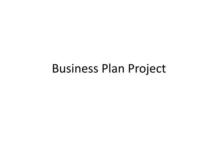 business plan project