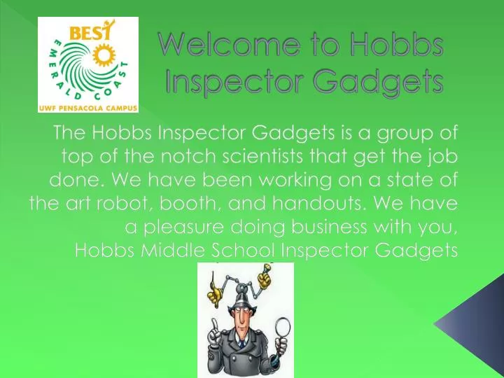 welcome to hobbs inspector gadgets