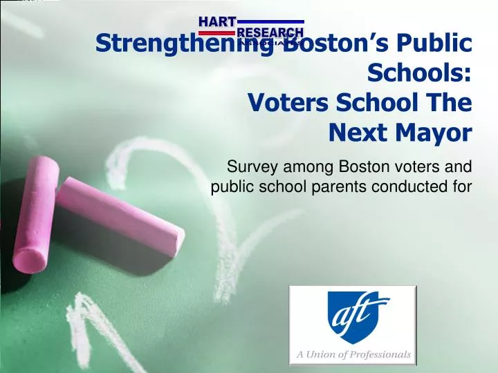 strengthening boston s public schools voters school the next mayor