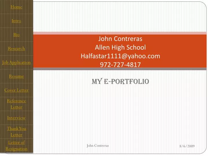 john contreras allen high school halfastar1111@yahoo com 972 727 4817